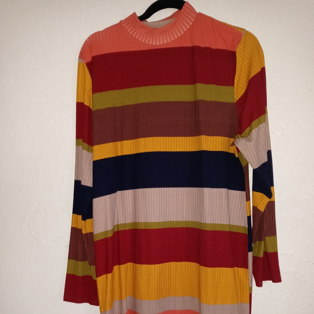 Color Block Knit Dress